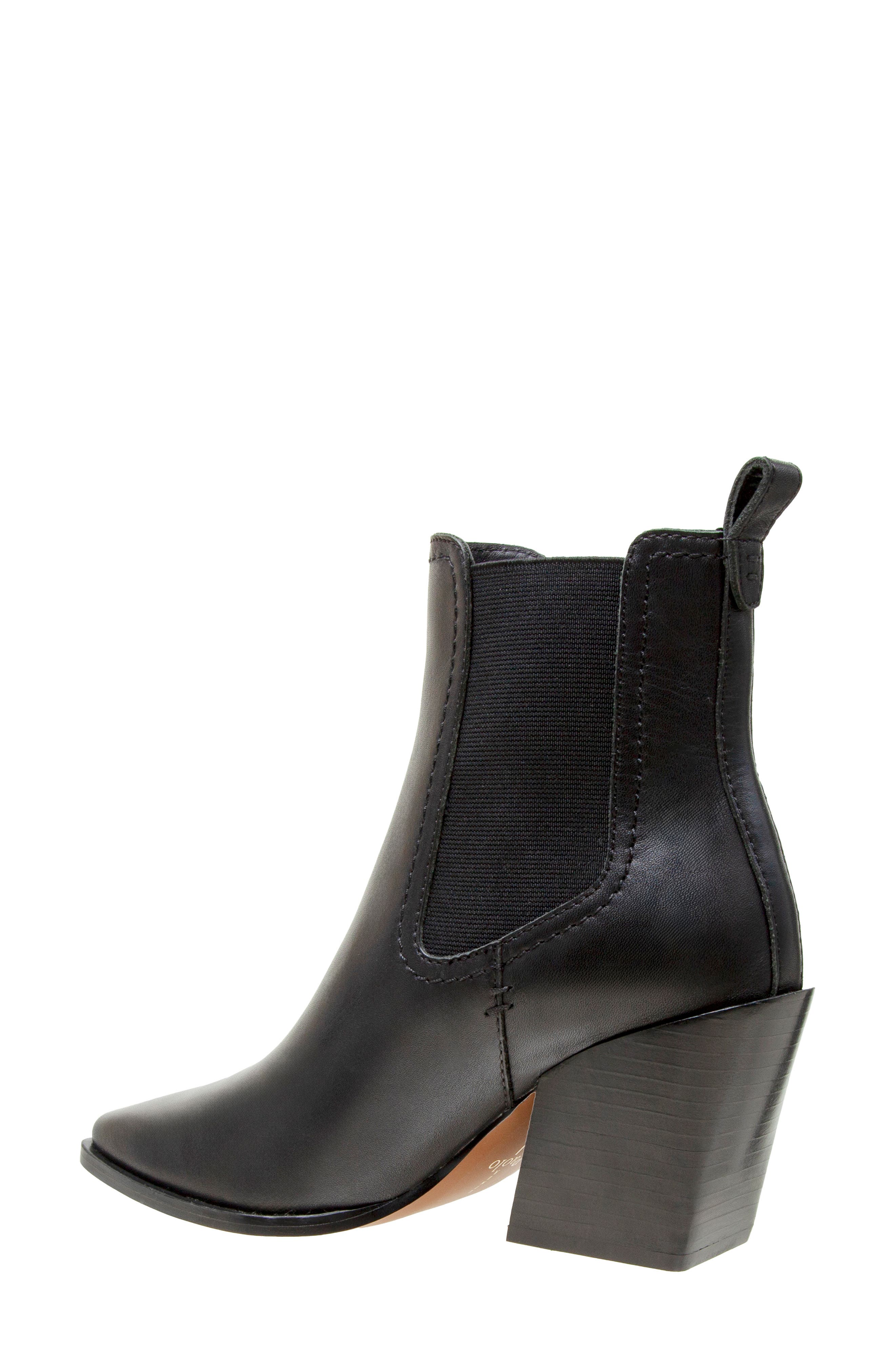 Linea Paolo Whitny Chelsea Boot, Alternate, color, Black