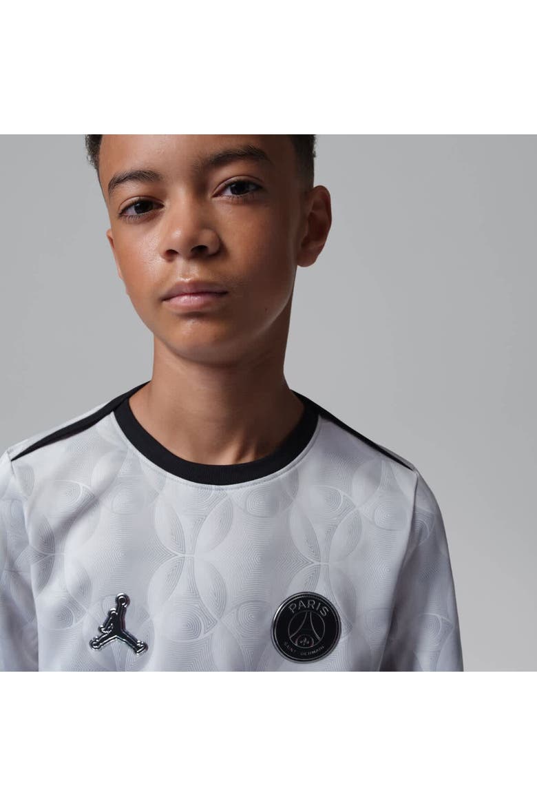 Youth Jordan Brand  Gray Paris Saint-Germain Long Sleeve Pre-Match Dri-FIT Top, Alternate, color, Gray