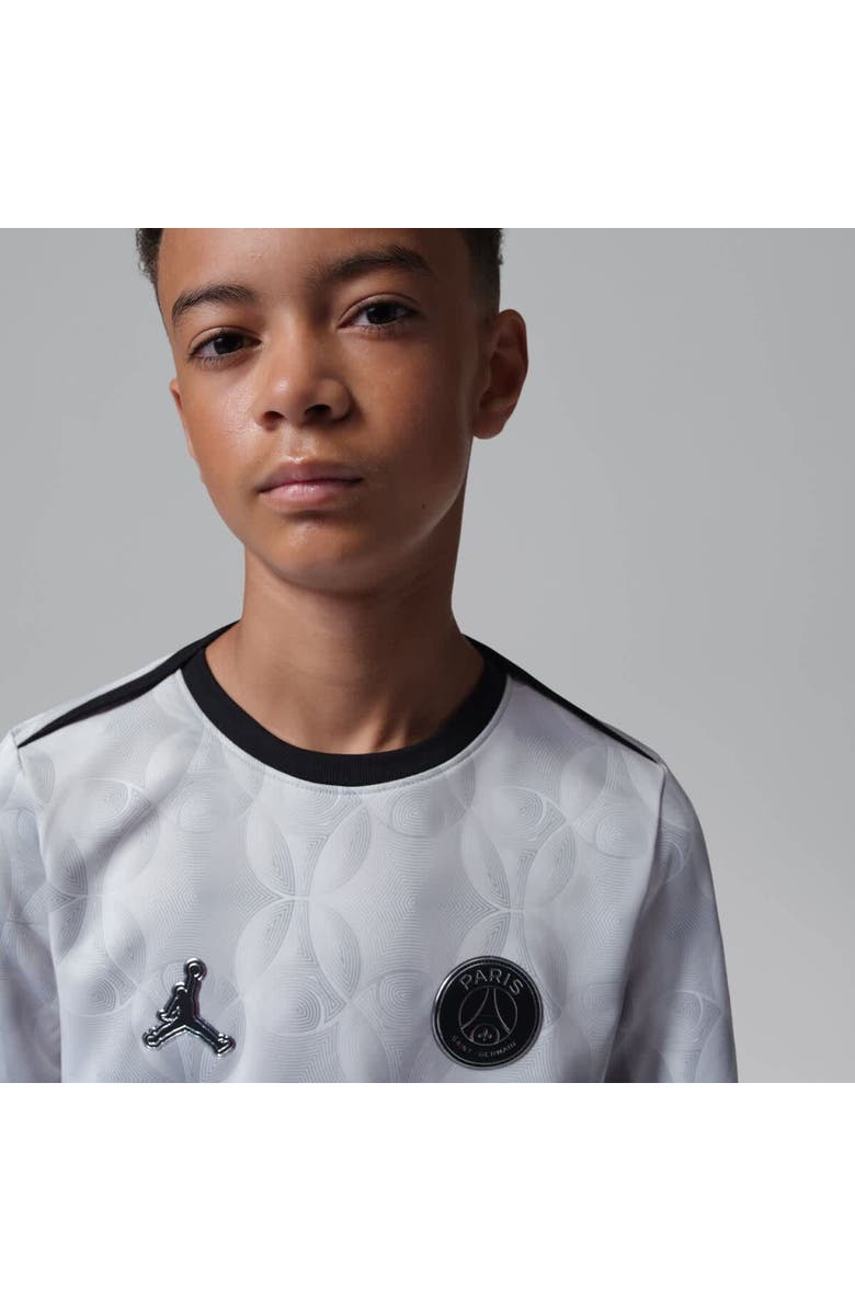 Jordan Brand Youth Jordan Brand  Gray Paris Saint-Germain Long Sleeve Pre-Match Dri-FIT Top, Alternate, color, Gray
