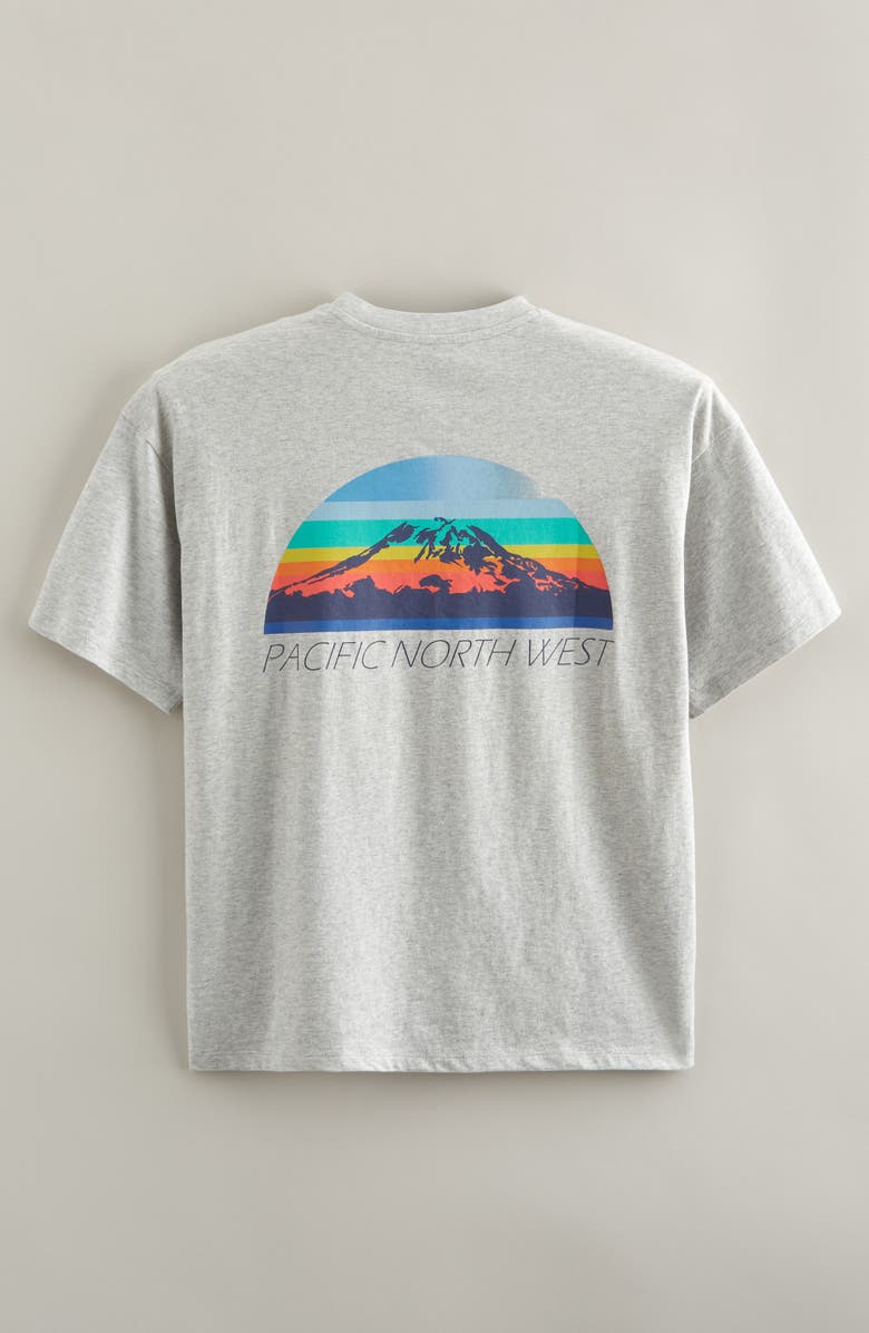 Treasure & Bond Kids' Graphic T-Shirt, Alternate, color, Heather Grey Pnw