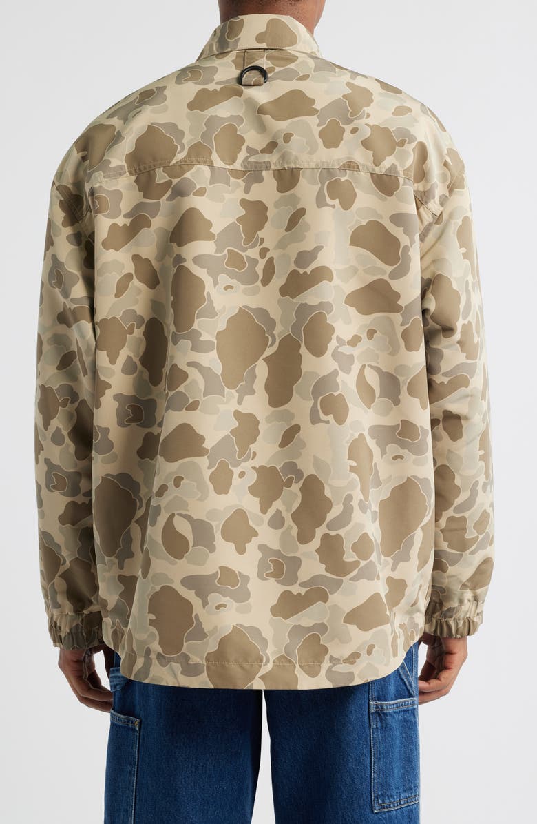 Carhartt Work In Progress Liam Camo Poplin Jacket, Alternate, color, 