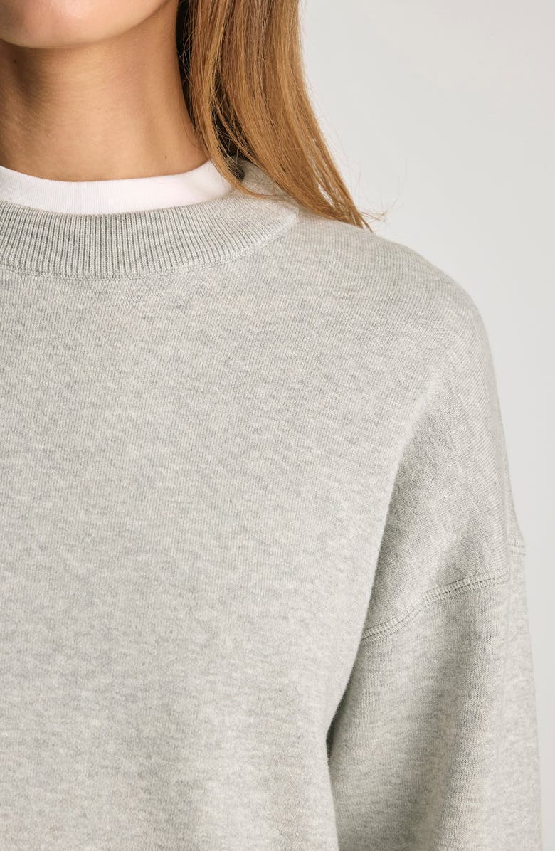 Mavi Jeans Crop Cotton Blend Sweatshirt, Alternate, color,