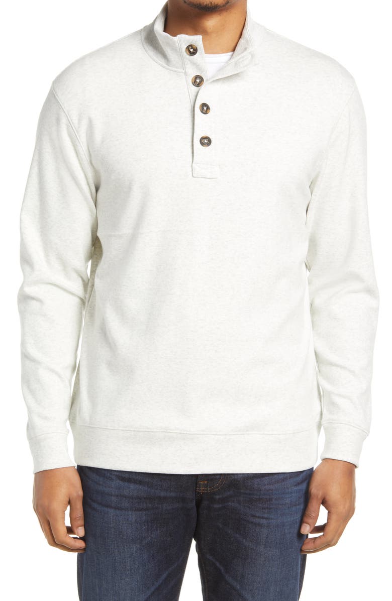 The Normal Brand Puremeso Mock Neck Top, Main, color, Stone