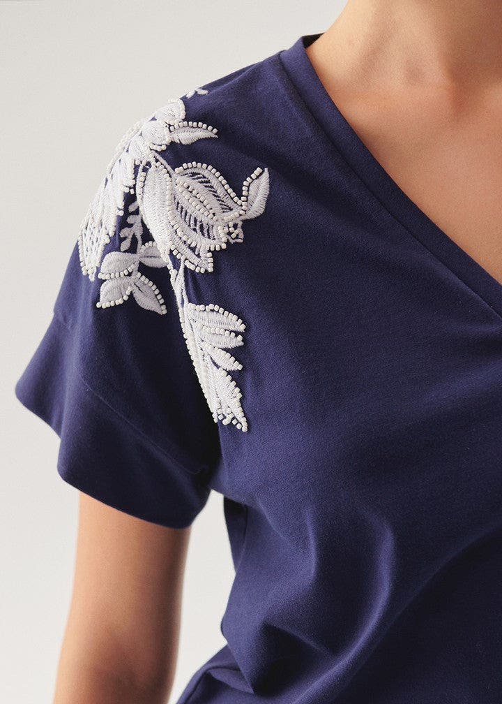Haven Sleek Embellished T-Shirt - image 2