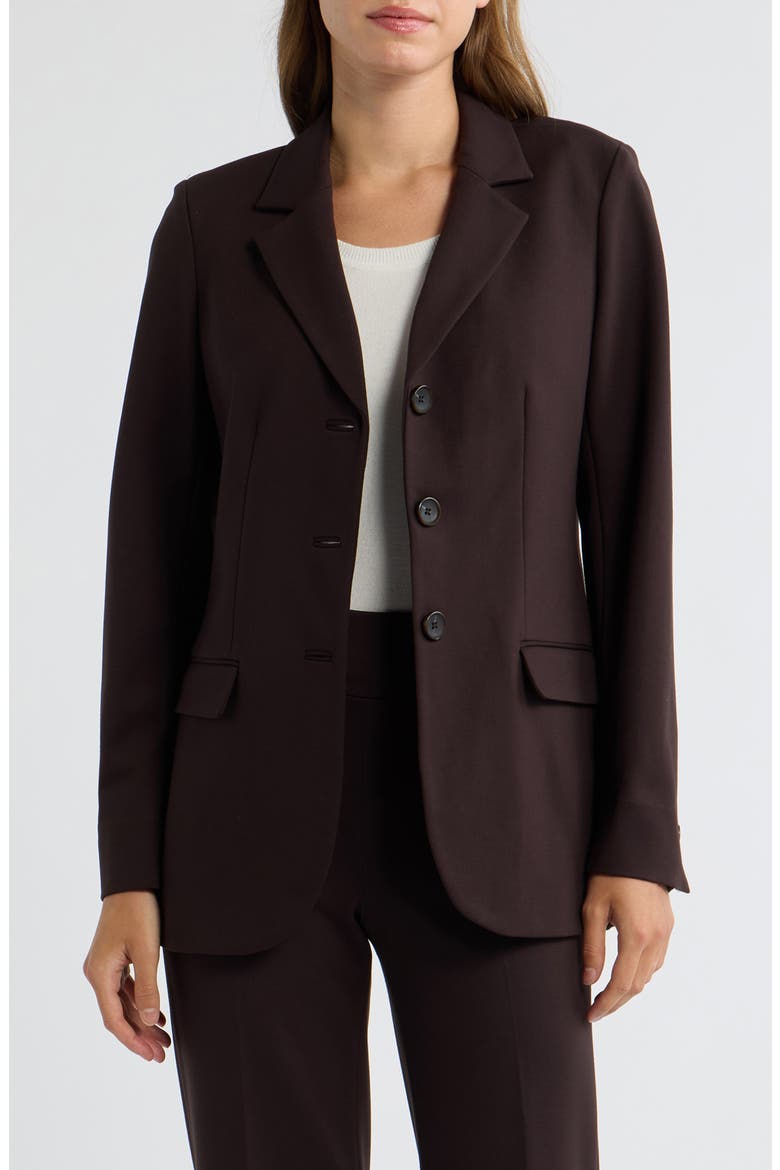 Three Button Blazer, Main, color, DEEP MAHOGANY