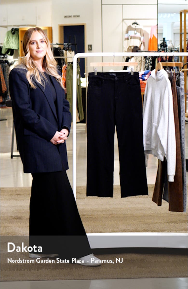 Kelsey Raw Hem Mid Rise Ankle Flare Jeans, sales video thumbnail