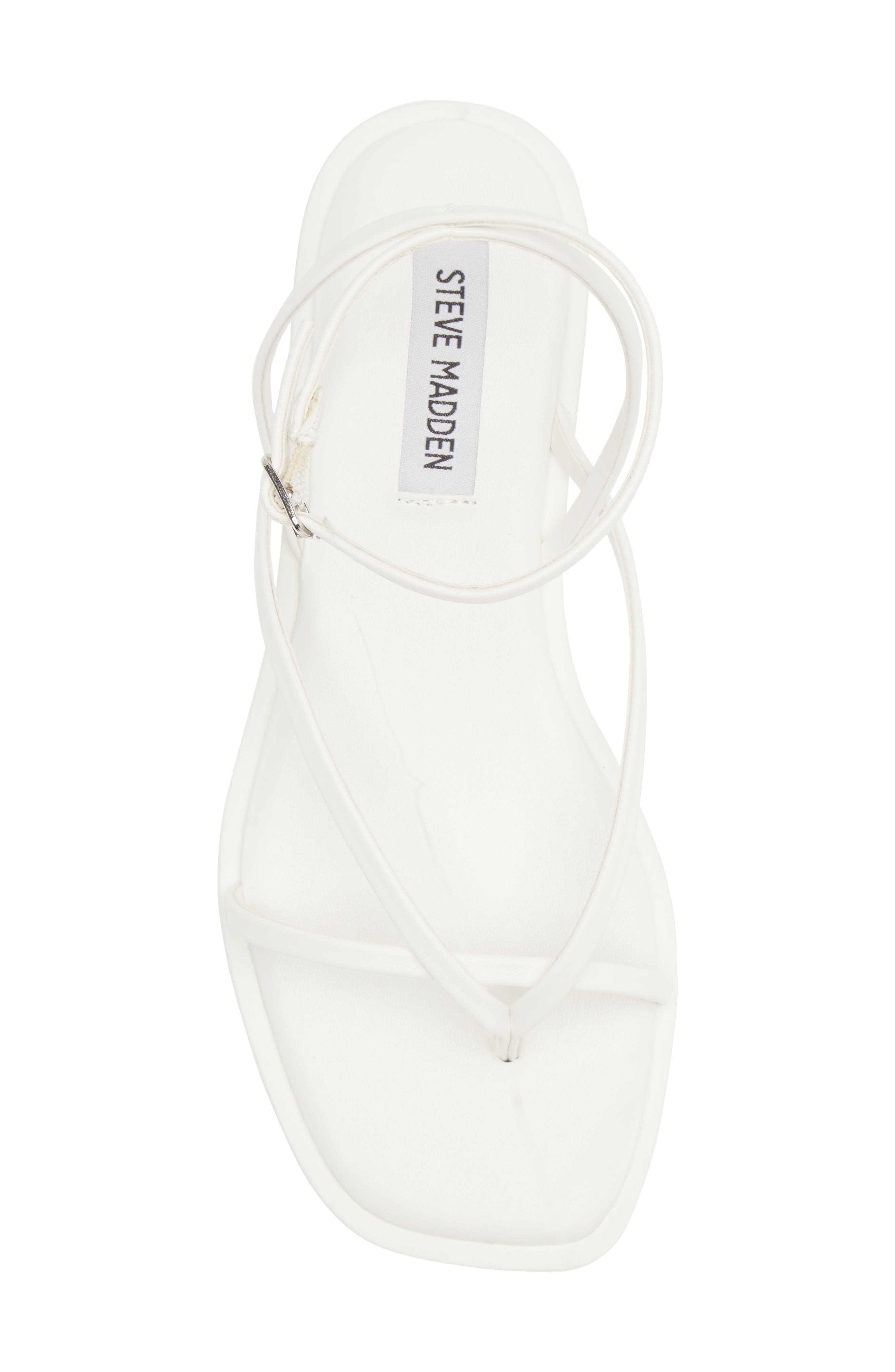 Agree Sandal, Alternate, color, WHITE