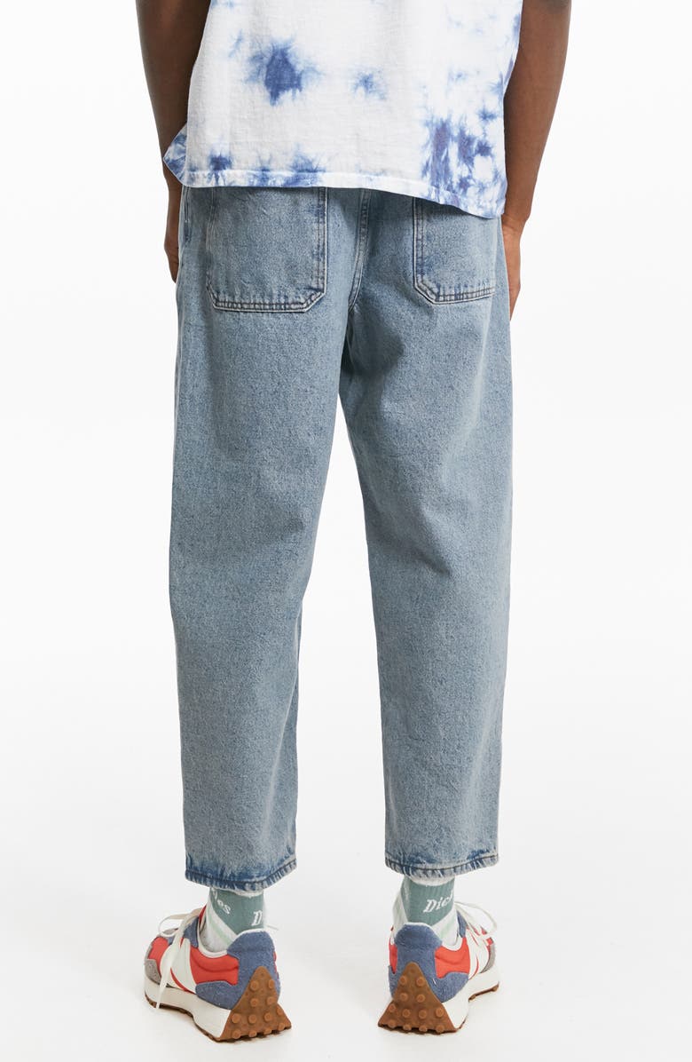 BDG Urban Outfitters Bow Fit Crop Straight Leg Nonstretch Jeans, Alternate, color, 