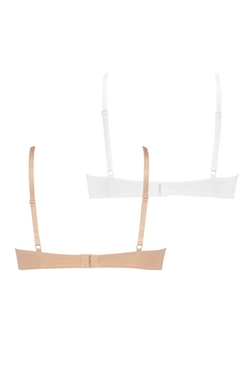 Hunkemoller Hunkemöller 2-pack Padded Underwired Bra In White