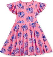 Tea Collection Flutter Sleeve Twirl Dress