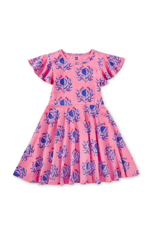 Tea Collection Flutter Sleeve Twirl Dress