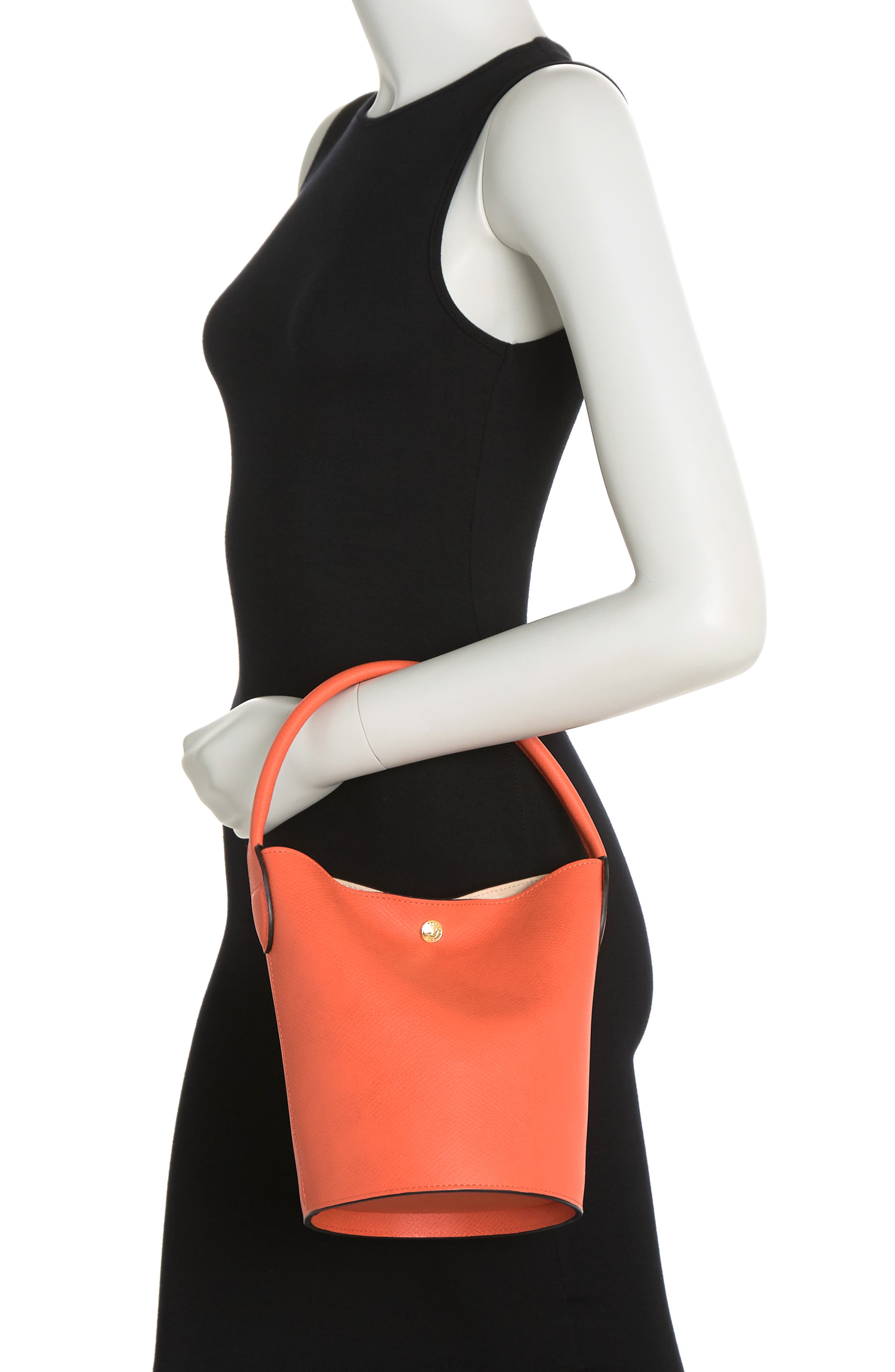 Longchamp Epure Embossed Bucket Bag, Alternate, color, 