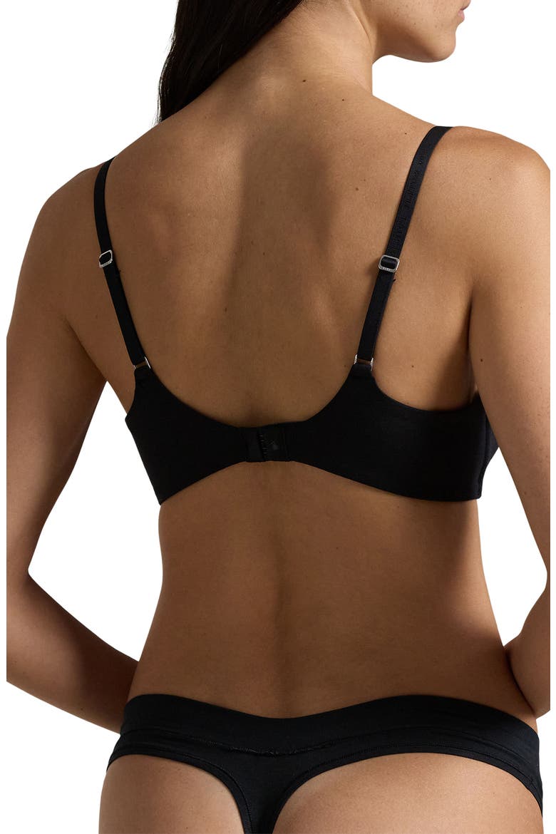Wireless Plunge Bra, Alternate, color, ONYX