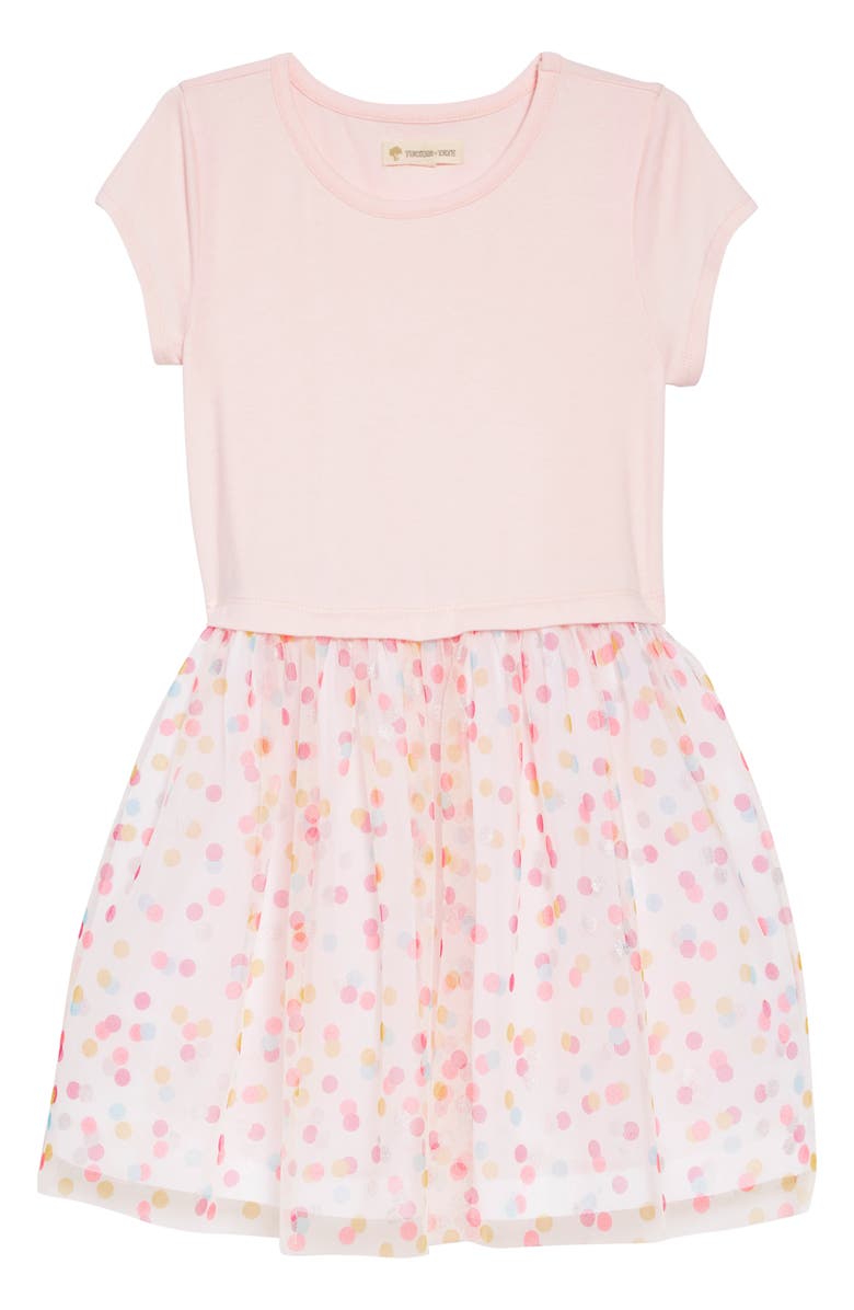 Tucker + Tate Party Time Dot Tulle Dress, Main, color, 