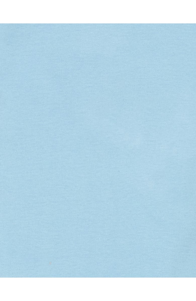 Leveret Kids Cotton Two-Piece Pajamas, Stripes, Solids & Tie Dye, Alternate, color, Light Blue