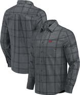 Darius Rucker Collection by Fanatics Men's Darius Rucker Collection by Fanatics Gray Buffalo Bills Micro Corduroy Plaid Button Up Shirt
