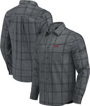 Darius Rucker Collection by Fanatics Men's Darius Rucker Collection by Fanatics Gray Buffalo Bills Micro Corduroy Plaid Button Up Shirt