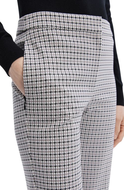 Theory Houndstooth Crop Pants In Cinder Multi