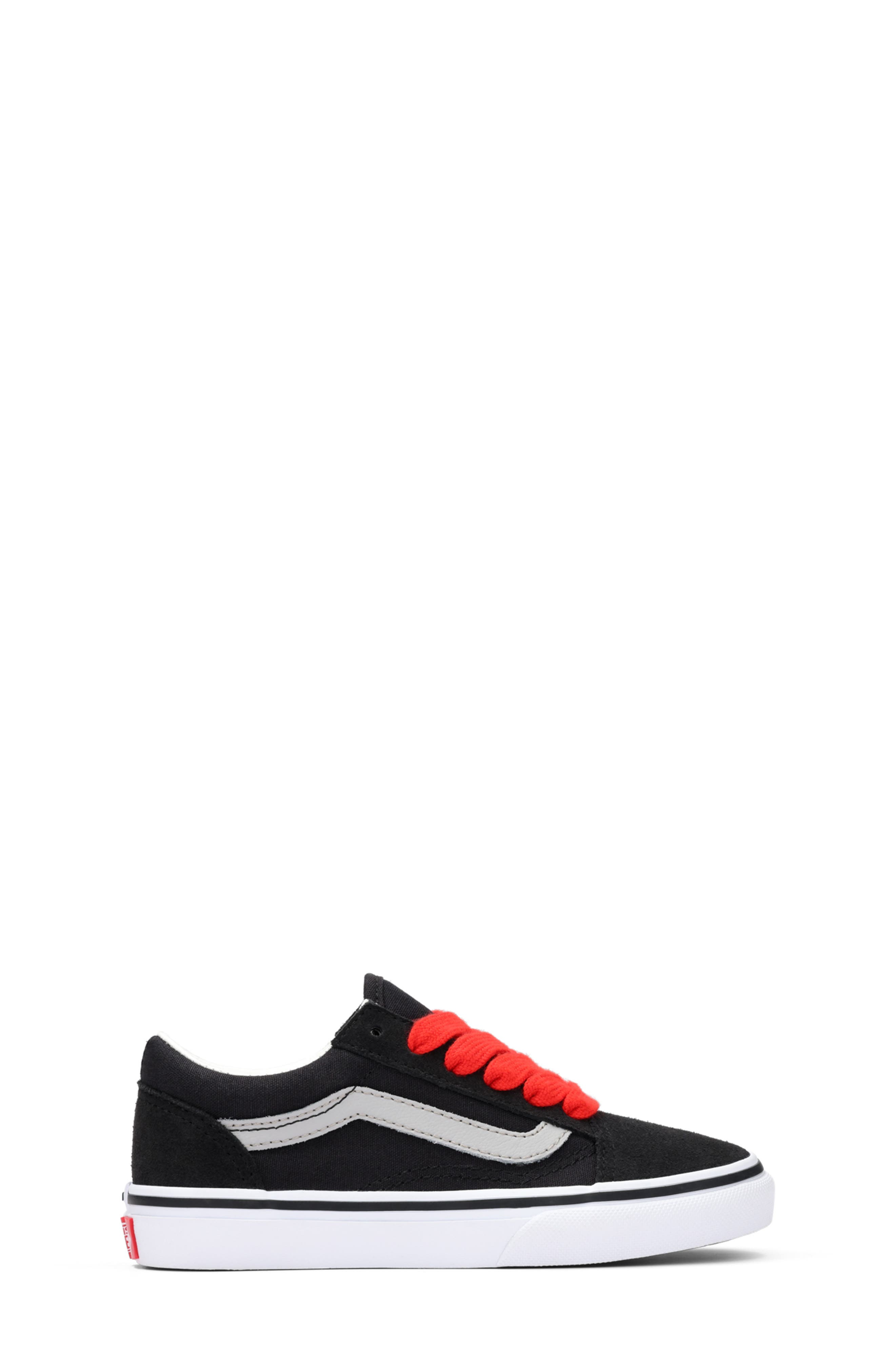 Vans Kids' Old Skool Sneaker, Main, color, Retro Pop Black/Red