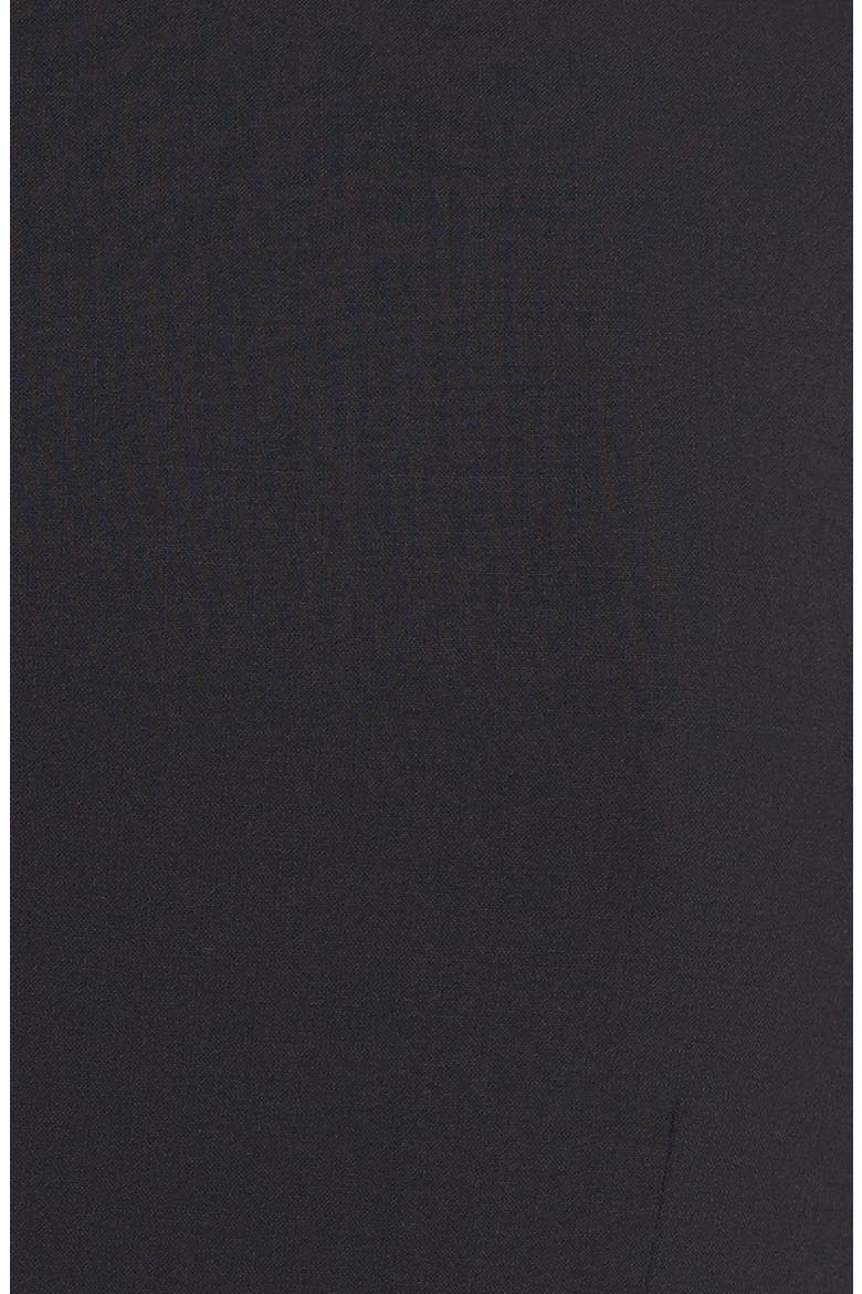'Dinoma' Stretch Wool Sheath Dress, Alternate, color, BLACK