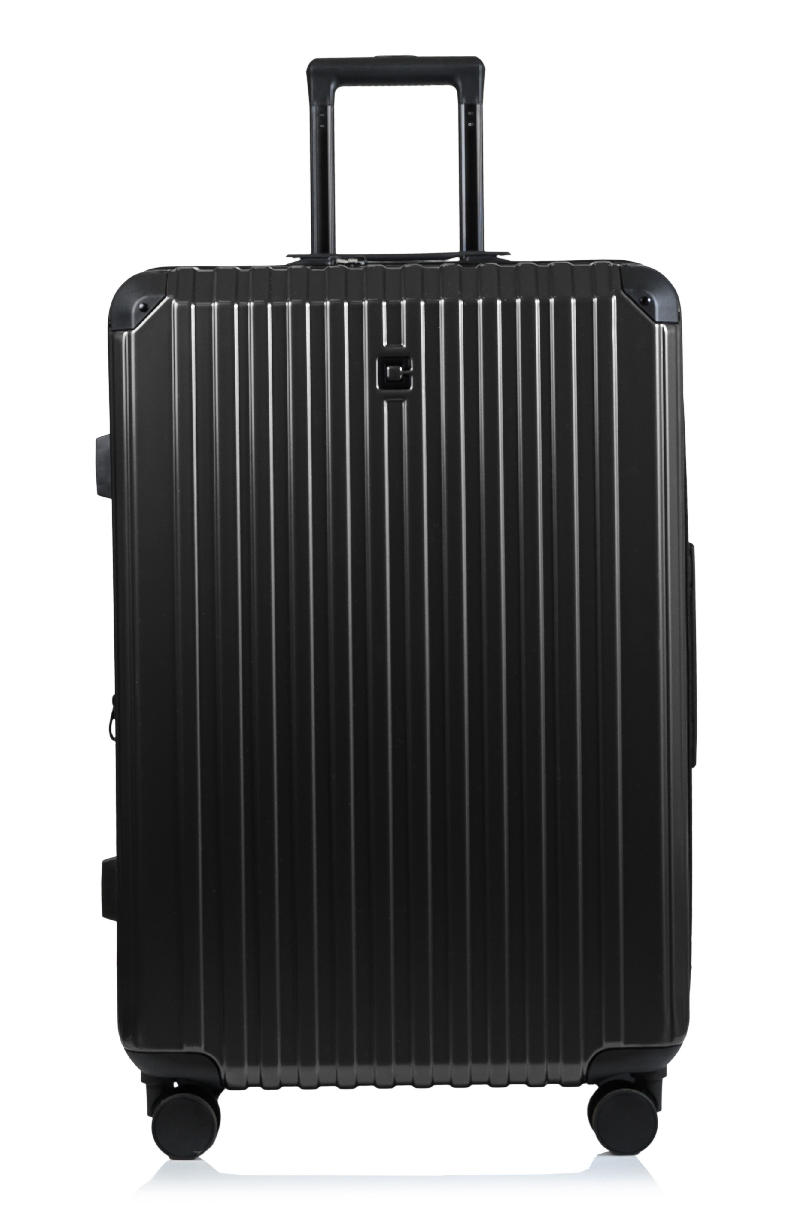 CHAMPS Element 3-Piece Luggage Set, Alternate, color, Black