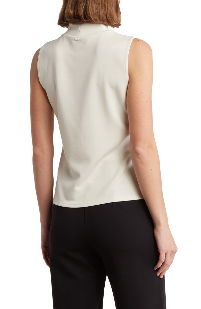 Calvin Klein Mock Neck Sleeveless Top, Alternate, color,
