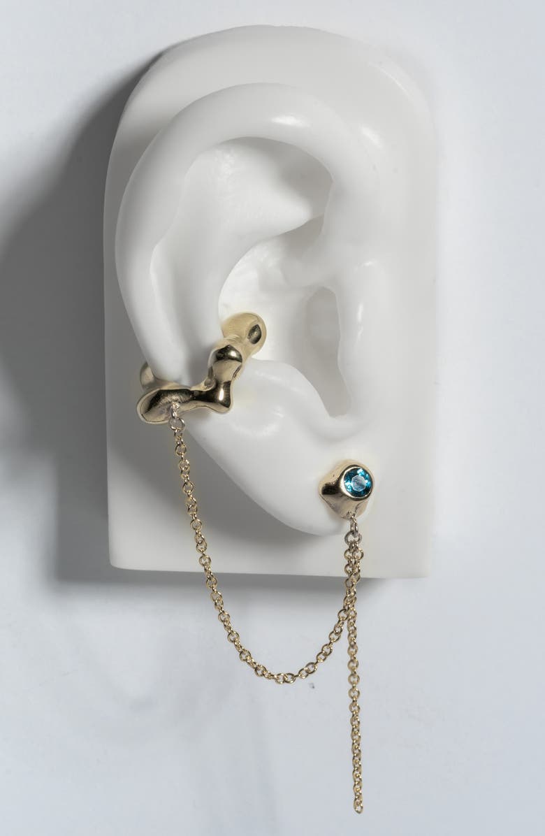 FARIS Zelda Chain Ear Cuff, Alternate, color, Gold