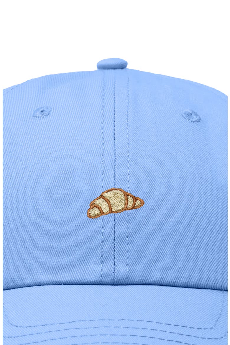 Croissant Dad Cap, Alternate, color, Light Blue