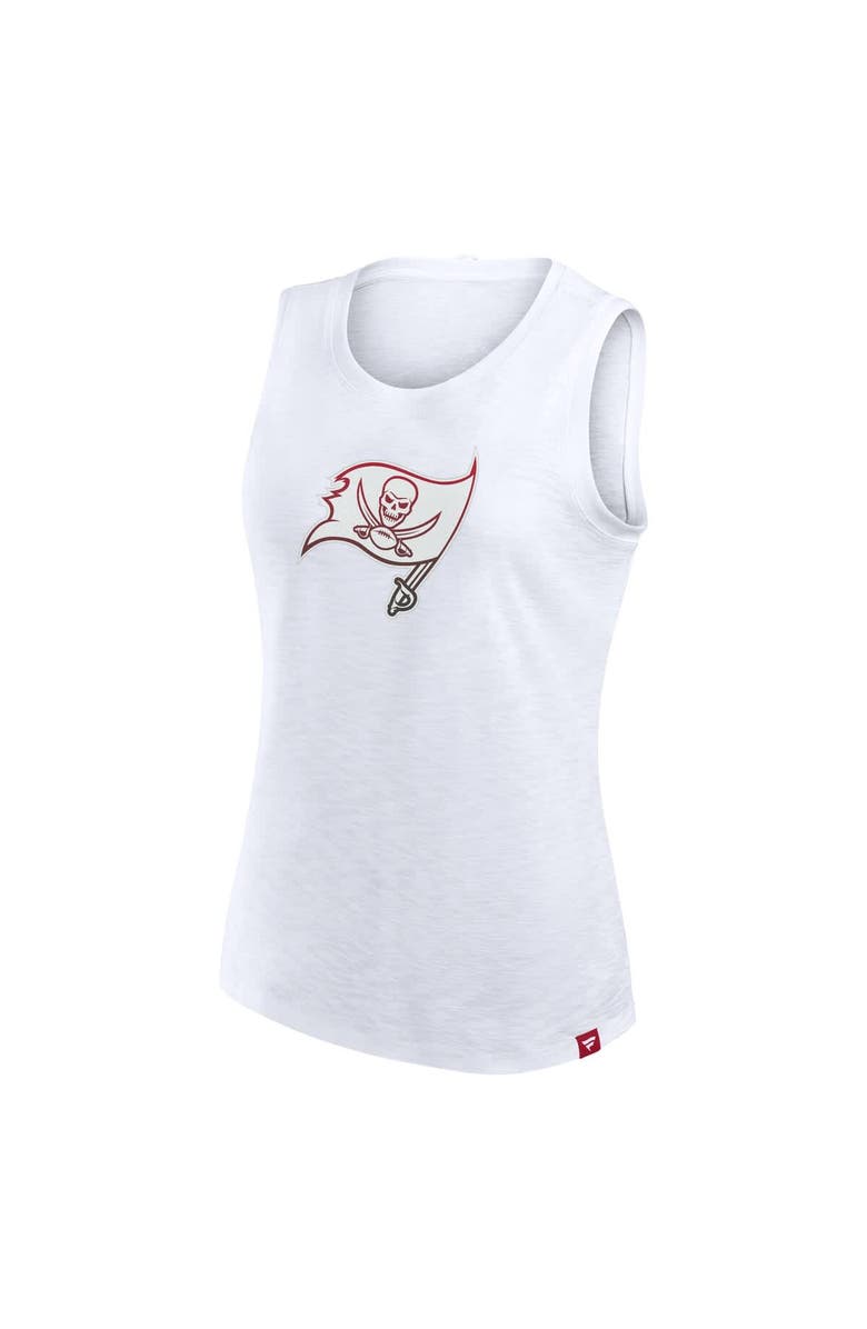 FANATICS Women's Fanatics White Tampa Bay Buccaneers Slub Tank Top, Alternate, color, White
