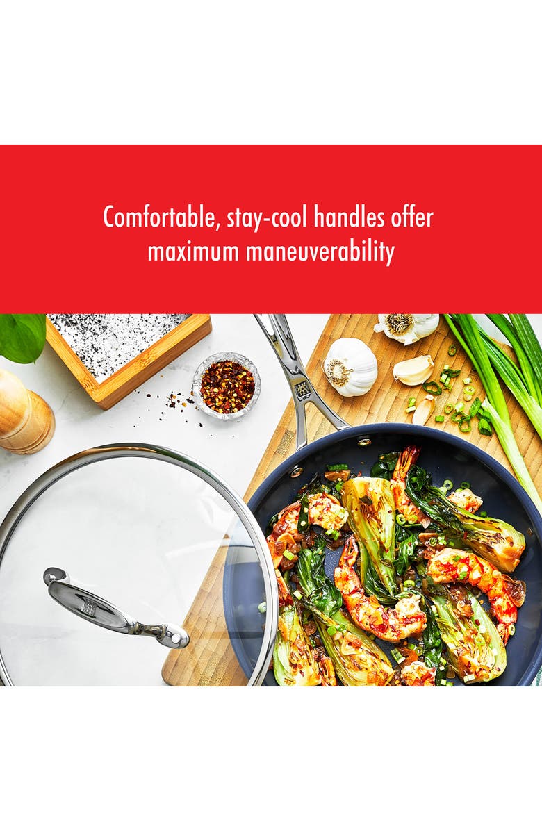 ZWILLING Clad CFX 10-Piece Nonstick Cookware Set, Alternate, color, Stainless Steel