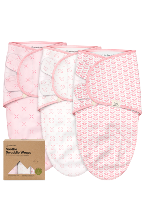 3-Pack Soothe Swaddle Wraps