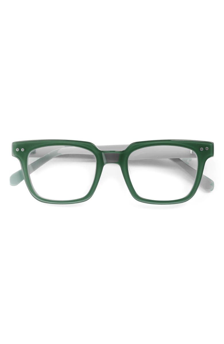 eyebobs In Cahoots 47mm Blue Light Blocking Square Reading Glasses, Alternate, color,