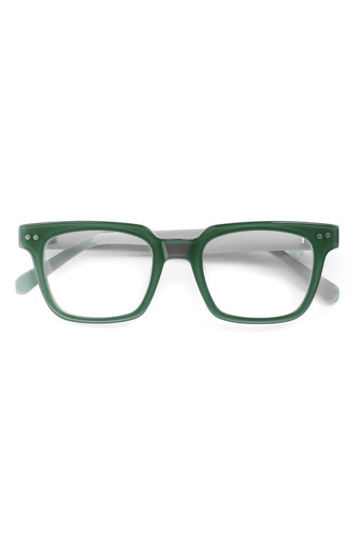 Eyebobs In Cahoots 47mm Square Reading Glasses In Green