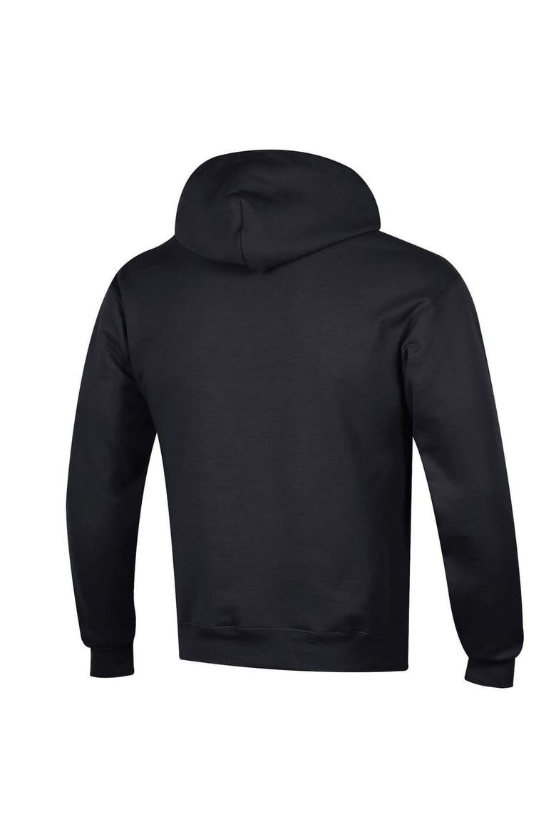 Men's Champion  Black Army Black Knights Arch Over Logo Pullover Hoodie, Alternate, color, Black