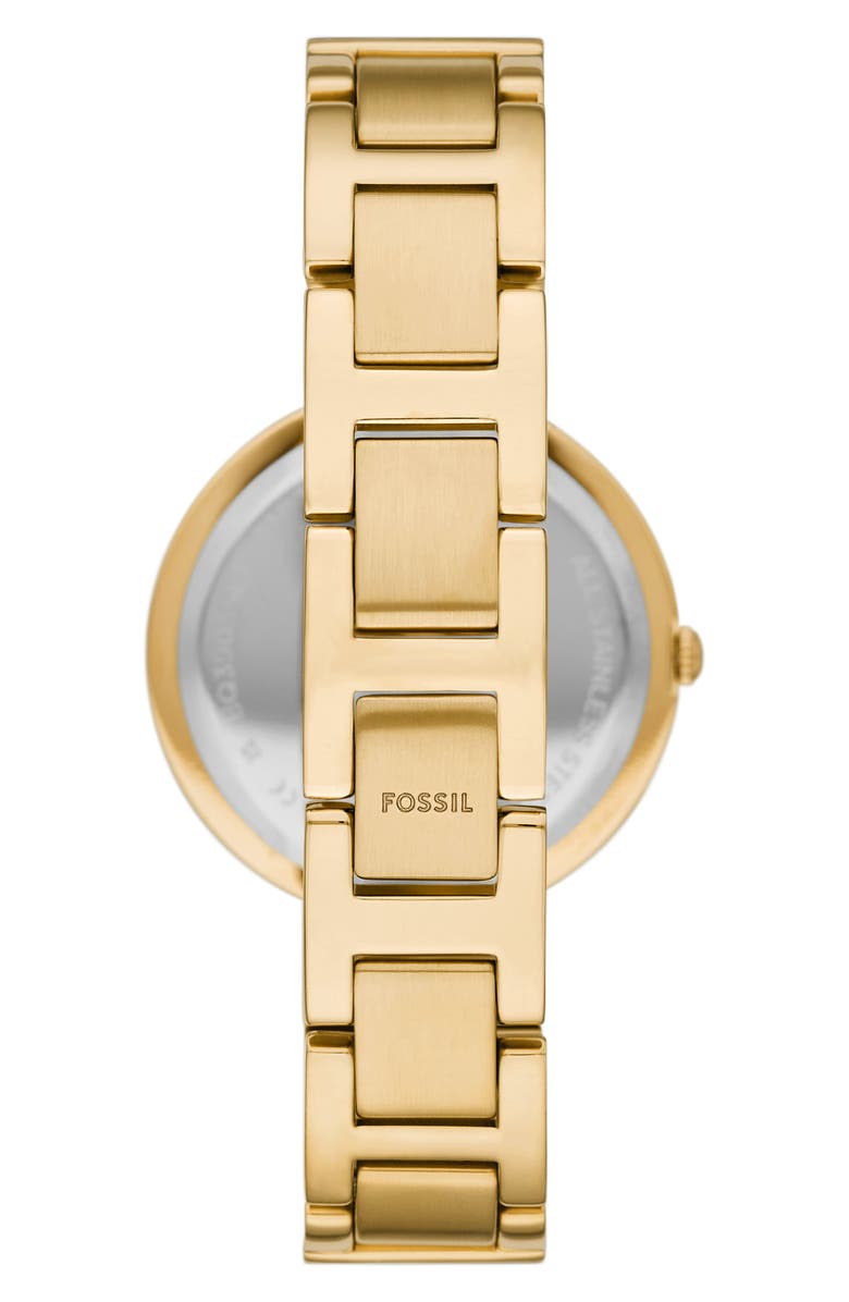 Fossil Karli Three-Hand Quartz Bracelet Watch & Bracelet Set, Alternate, color, Gold