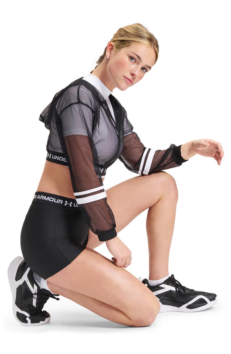 Under Armour HeatGear<sup>®</sup> Shorty 3-Inch Shorts, Alternate, color, Ultimate Black / / White