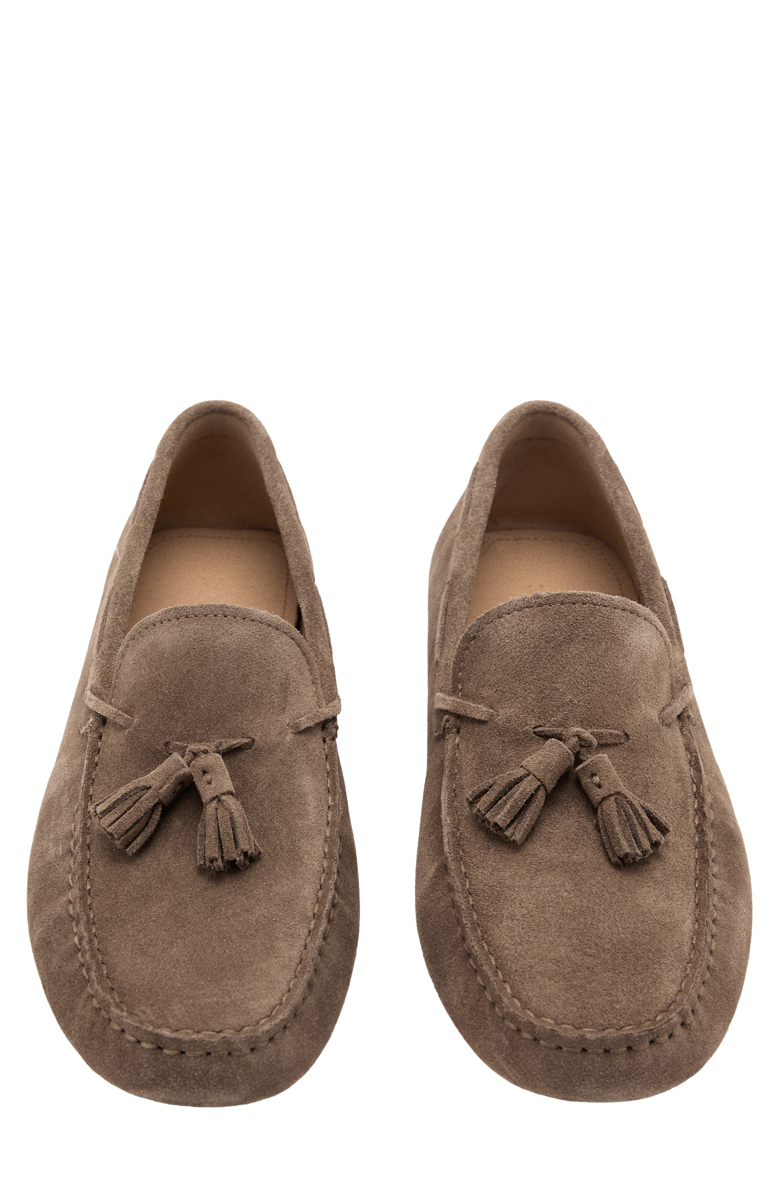 Leather Driving Shoe, Alternate, color, MEDIUM BROWN