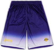 FANATICS Men's Fanatics Branded Purple Los Angeles Lakers Big & Tall Fadeaway Shorts