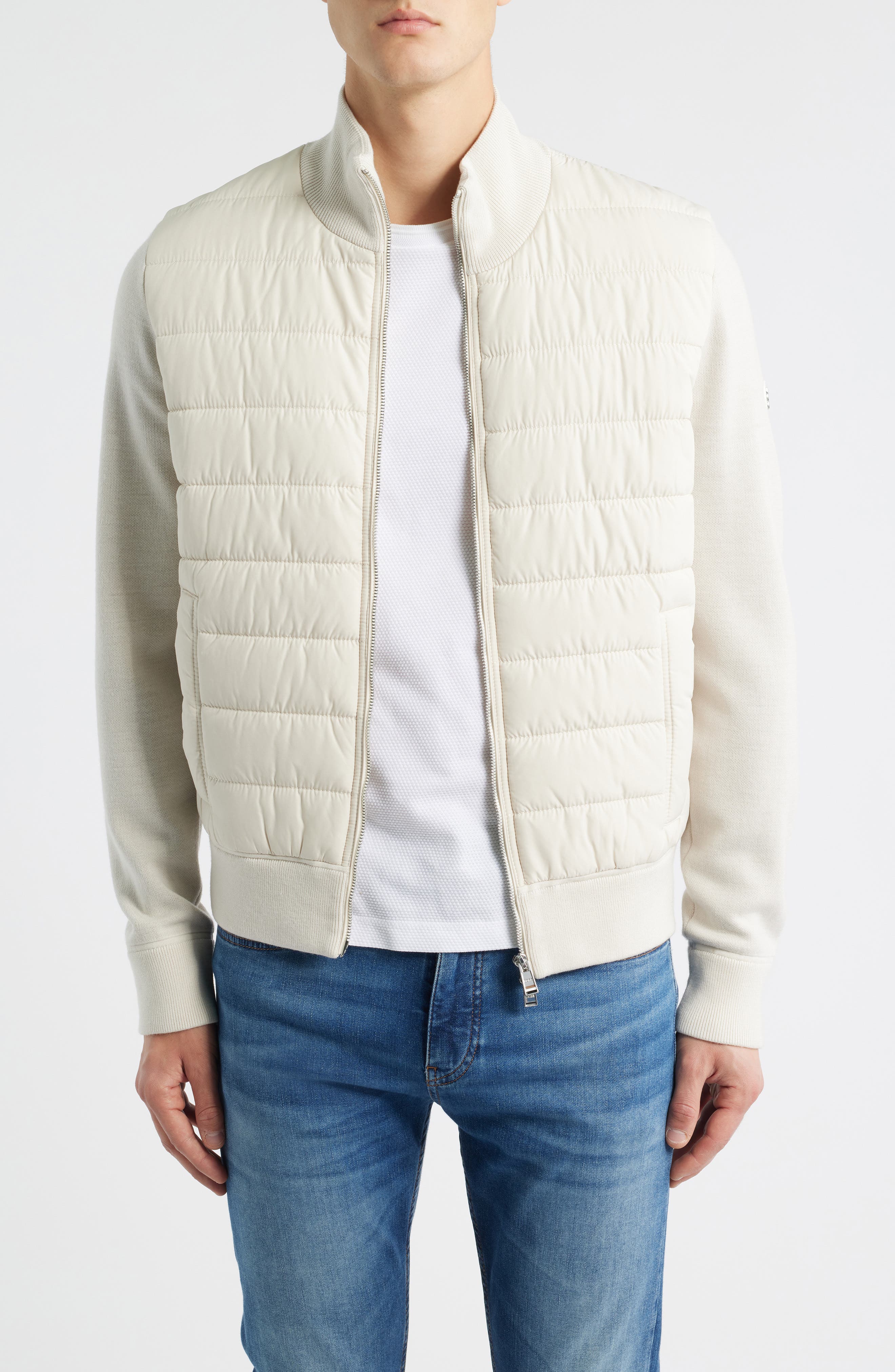 H-Hernesto Mixed Media Jacket
