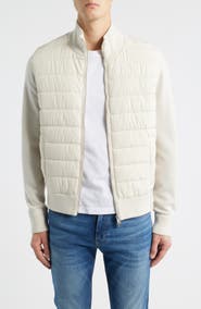 BOSS H-Hernesto Mixed Media Jacket