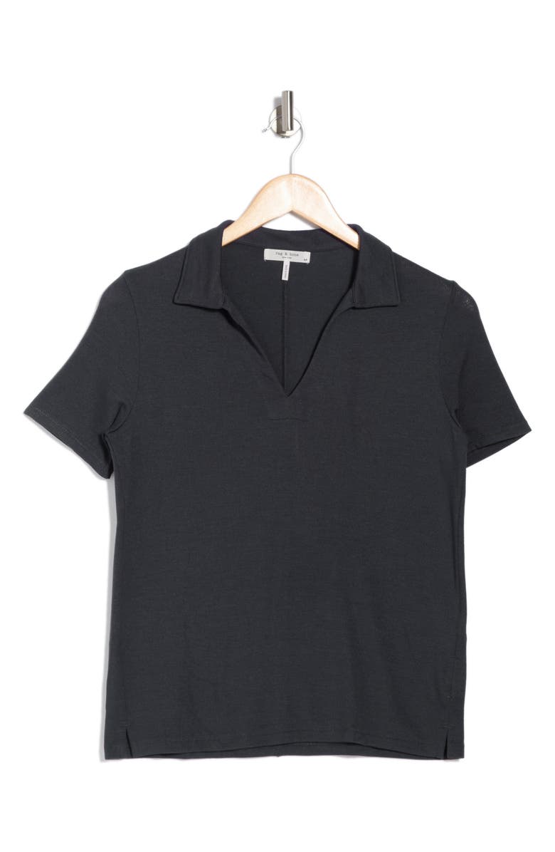 rag & bone Lea Modal Blend Polo, Alternate, color,