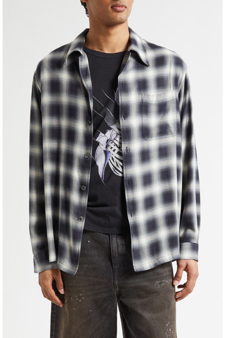 Every Check Button-Up Shirt, Main, color, RENO COWBOY VISCOSE