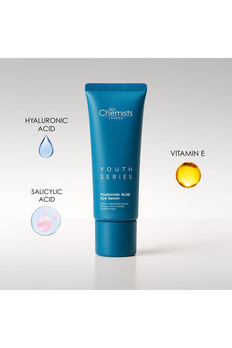 Youth Series 1.5% Hyaluronic Acid Eye Serum 15ml for Dryness, Fine Lines & Wrinkles, Alternate, color, White