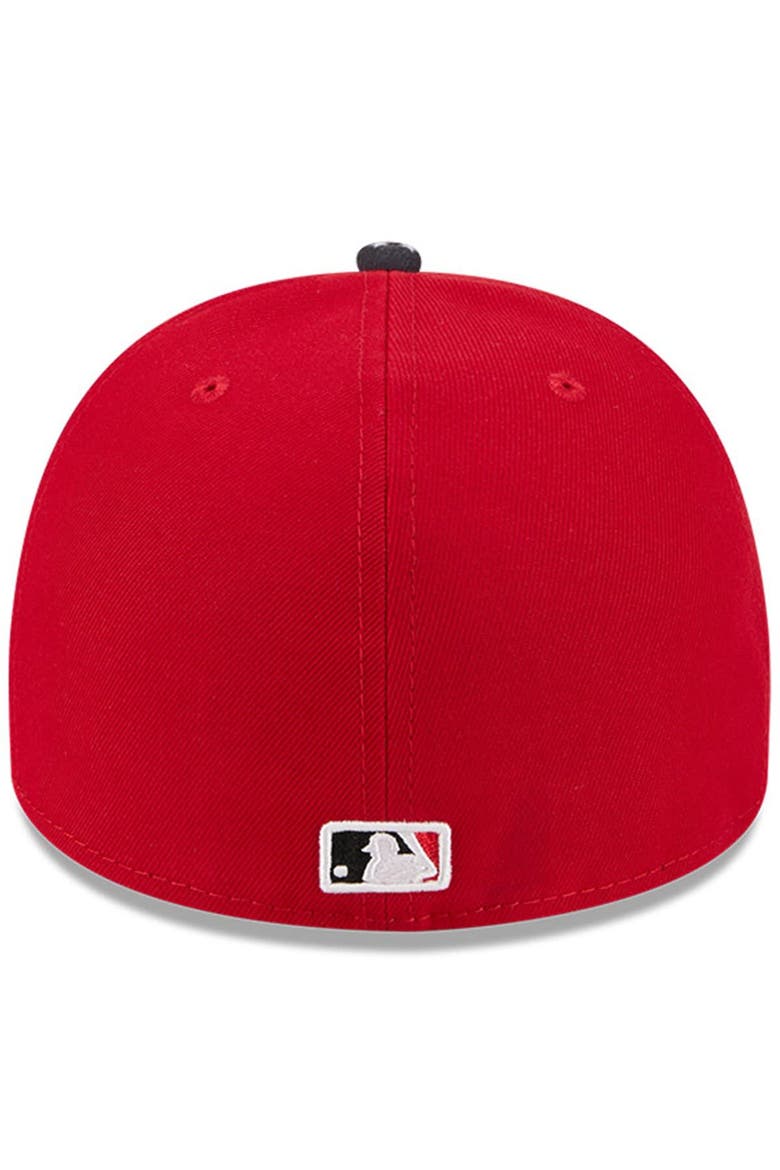 Men's New Era Red/Black Cincinnati Reds 2025 MLB Speedway Classic A-Frame 59FIFTY Fitted Hat, Alternate, color, Red