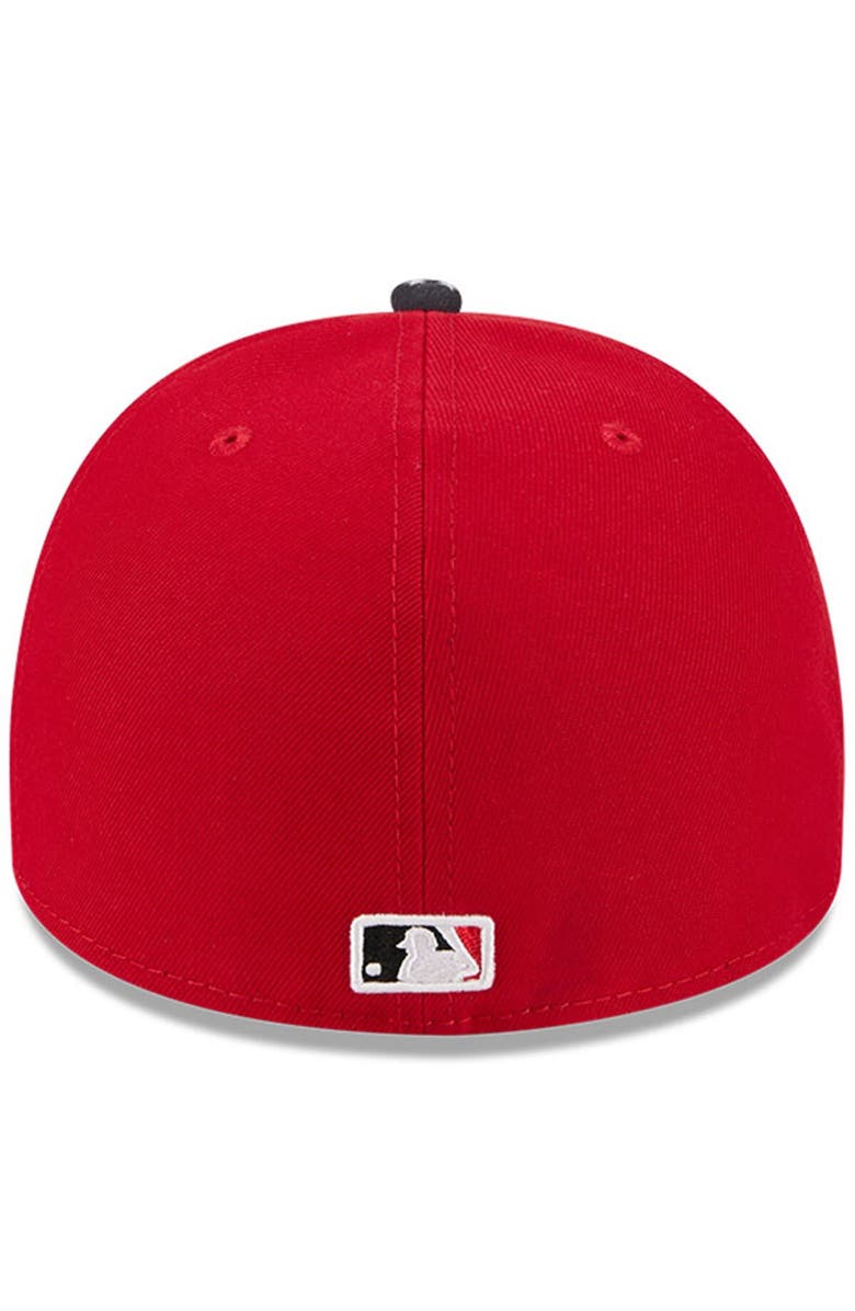 New Era Men's New Era Red/Black Cincinnati Reds 2025 MLB Speedway Classic A-Frame 59FIFTY Fitted Hat, Alternate, color, Red