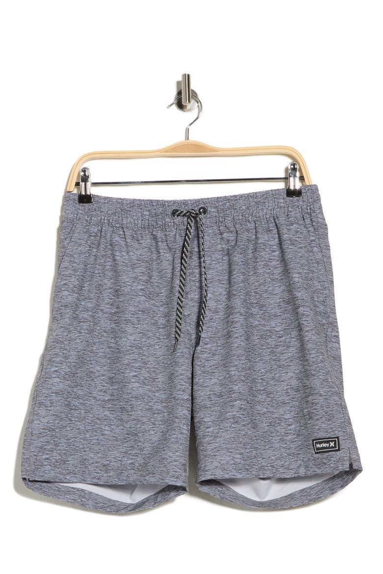 Static Volley Swim Shorts, Alternate, color, GREY/ MULTI