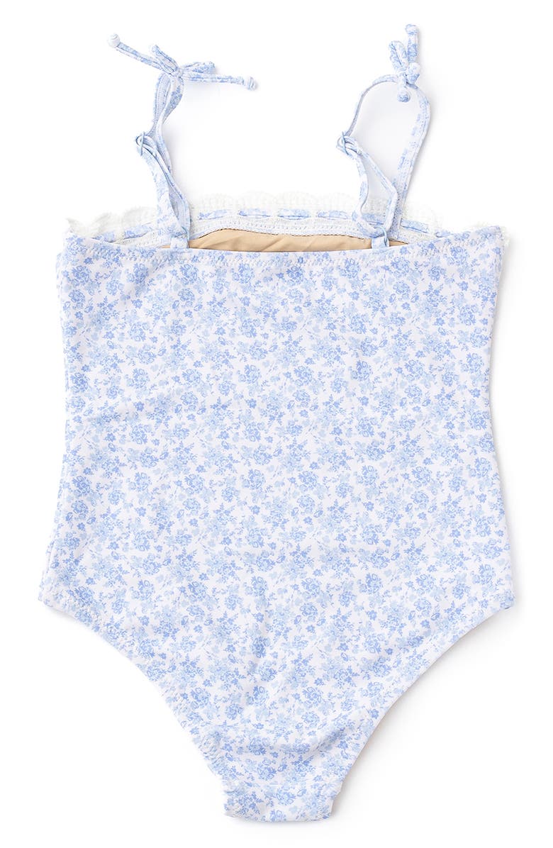 Shade Critters Kids' Tie Strap One-Piece Swimsuit, Alternate, color, Blue