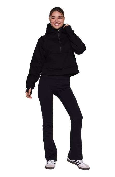 Effortless Fleece Half Zip Hoodie
