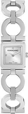 FERRAGAMO Double Gancini Square Bracelet Watch, 19mm x 19mm