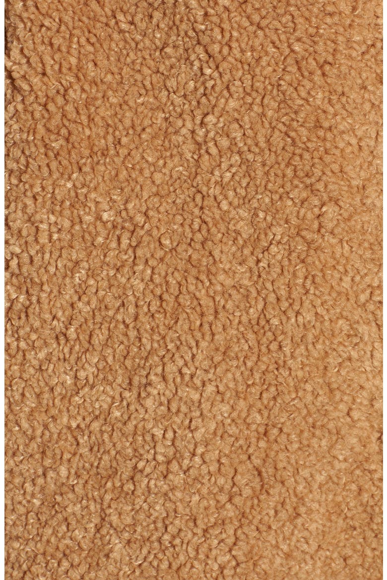Faux Fur Teddy Bear Coat, Alternate, color, BUTTERSCOTCH
